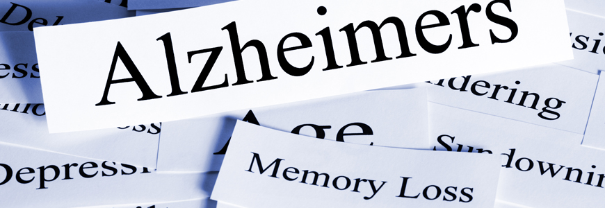 Photo of the word Alzheimers