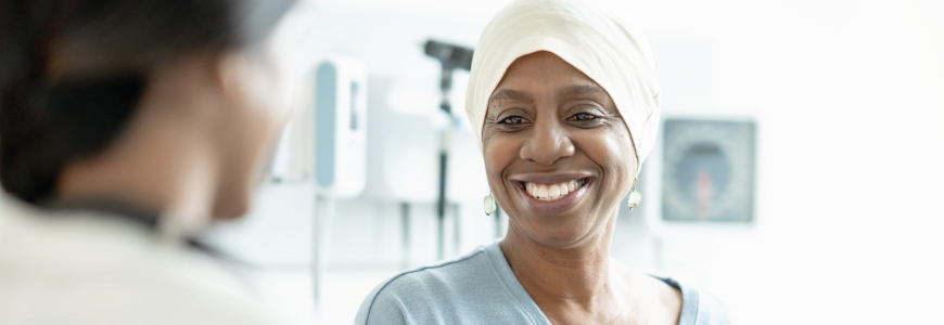 Black female cancer patient