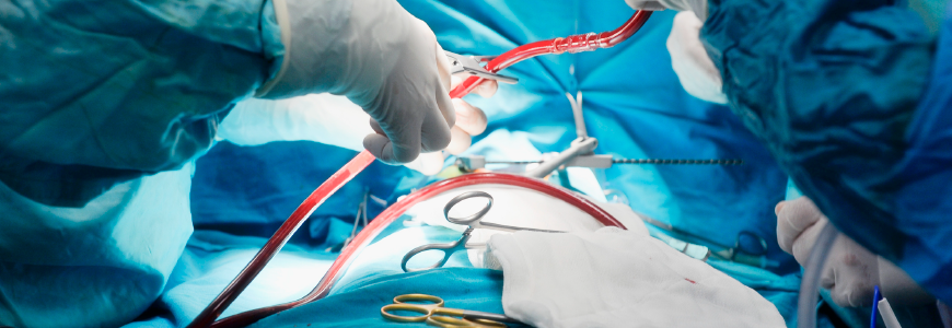 heart surgery, close-up