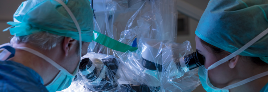 Micro surgery with surgery robot