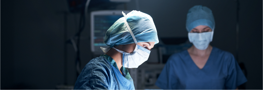 Shot of surgeons performing surgery in an operating theatre