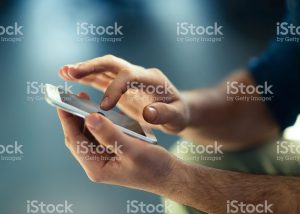 Person on their phone