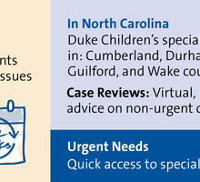 Extensive Care Options through Duke Children’s Specialty Services