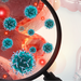 Colon cancer disease 3D illustration concept