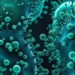 Cancer malignant cells - 3d rendered image, abstract enhanced scanning electron micrograph (SEM) of cancer malignant cells.