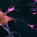 Abstract 3D image of neural cells