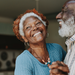 Senior couple dancing together